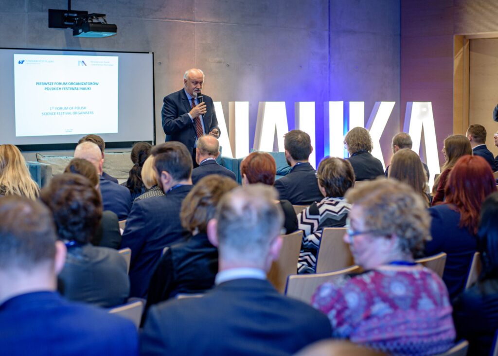 Zdjęcie z I Forum Organizatorow Poliskich Festiwali Nauki - fot. Agnieszka Szymala